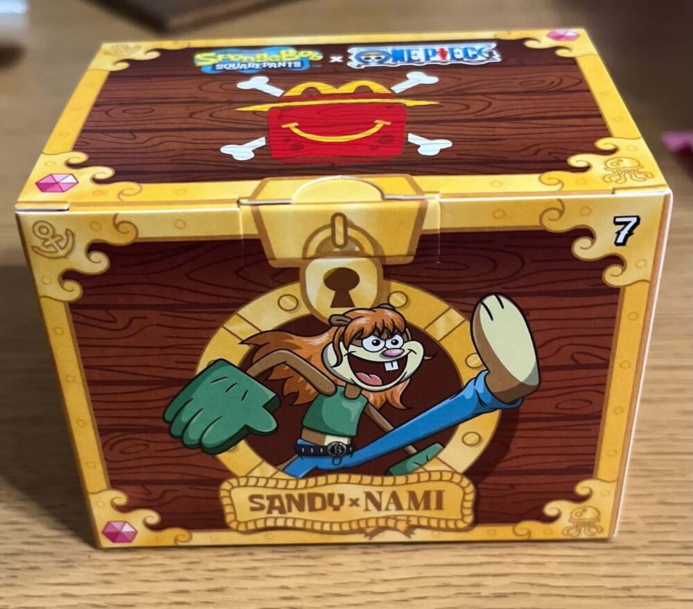 McDonalds Happy Meal Toy Sandy x Nami number 7